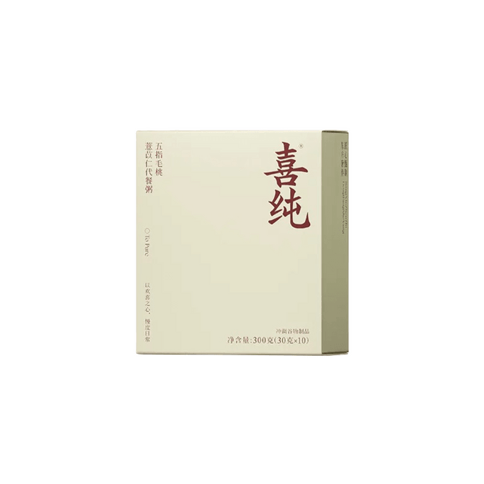 Five-Finger Ficus and Coix Seed Meal Replacement Porridge Qingyang Porridge 300g