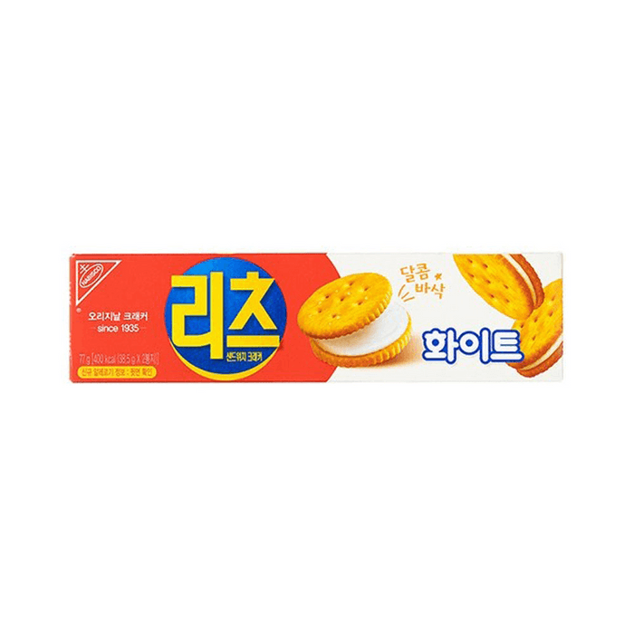 [한국 직배송] 리츠 화이트 초콜릿 샌드위치 쿠키 (39g x 2개)