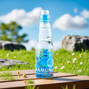 Ramune Carbonated Soft Drink,Marble Soda,Original Flavor,6.76 fl oz