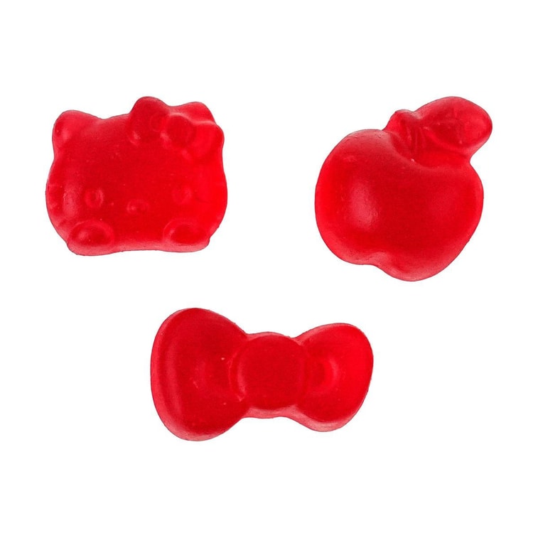 韩国SEOJU西洲x三丽鸥 HELLO KITTY造型苹果果冻软糖 43g 4