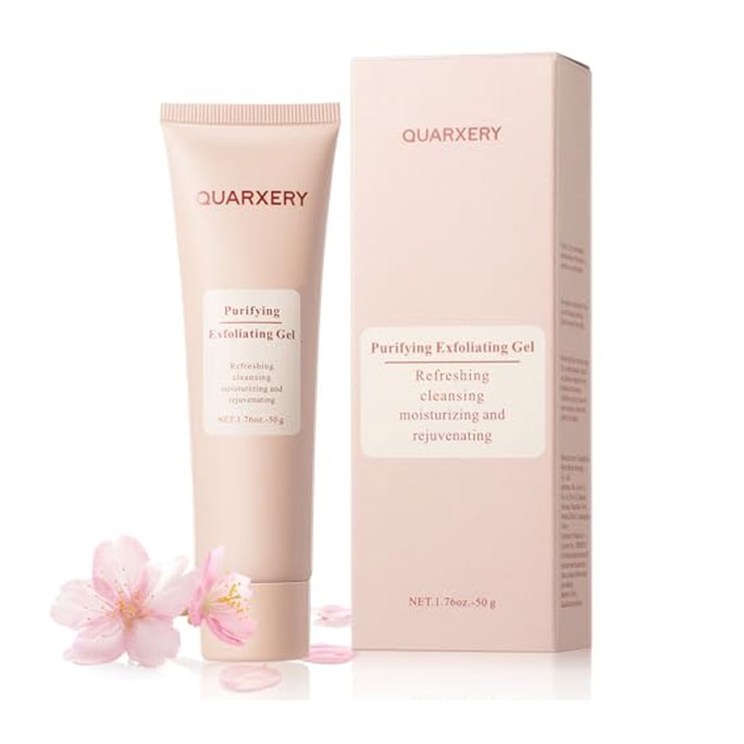 Radiant Tone Face Cleanser Gel With 2% Exfoliating AHA Complex, Gentle Face Wash Improves Skin Clarity And Boosts Radiance, All Skin Types 50g