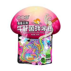 엄선된 녹색 버섯 혼합 쌀국수, 355g [윈난 특산품]