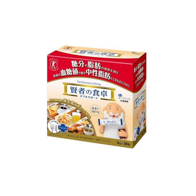 日本 OTSUKA大塚製藥 賢者的食卓膳食纖維 抑制糖分/脂肪吸收 30包入