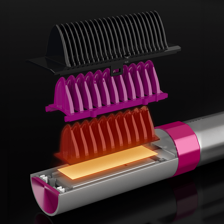 Wireless Portable Hair Straightening Comb - USB Charging KD382 4