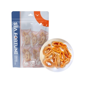Spicy squid rings in individual packaging 150g