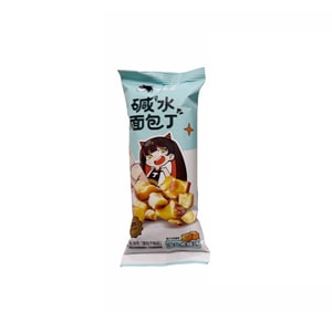 Ding Xiaoxing Sea Salt Caramel Alkali Water Bread, Crispy And Fragrant, Individual Small Package Portable Snack To Satisfy Your Craving, Sea Salt Caramel Flavor 1 bag (28g)
