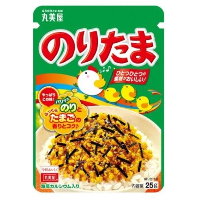 【日本直郵】 日本 丸美屋 拌飯料 海苔 雞蛋 拌飯小料 25g