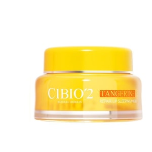 【中國直郵】 泰國 CIBIO'2 睡眠唇膜 淡化唇紋滋潤保濕保濕防乾裂潤唇膏女 柑橘味 清爽版 15g