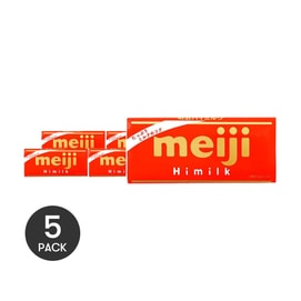 日本MEIJI明治 牛奶巧克力 50g *5【5份超值装】