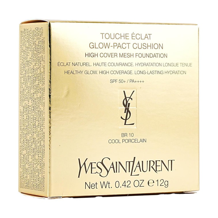 トゥーシュ エクラ グロウパクト コンパクト クッション、ハイカバー、グローイング、0.42 オンス、BR10 クール ポーセリン 10