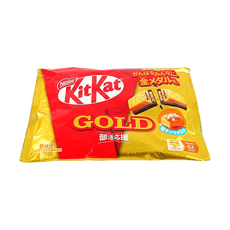 KitKat Gold Chocolate Wafer Salt Caramel Flavor, 9pcs 3.68 oz 3