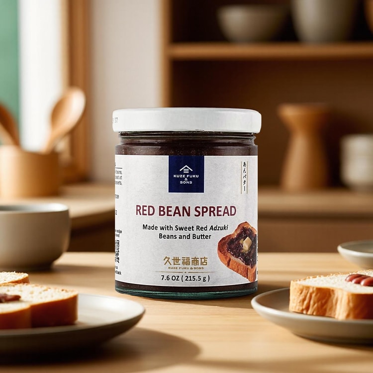 Kuze Fuku & Sons Red Bean Spread -Made With Sweet Red Adzuki Beans