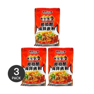Fermented Vinegar Seafood Rice Noodles , 15.9 oz *3【3 Packs】