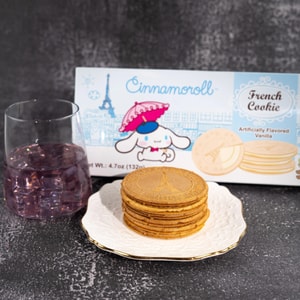 Sanrio Cinnamoroll French Cookies , Vanilla Flavor , 4.7 oz