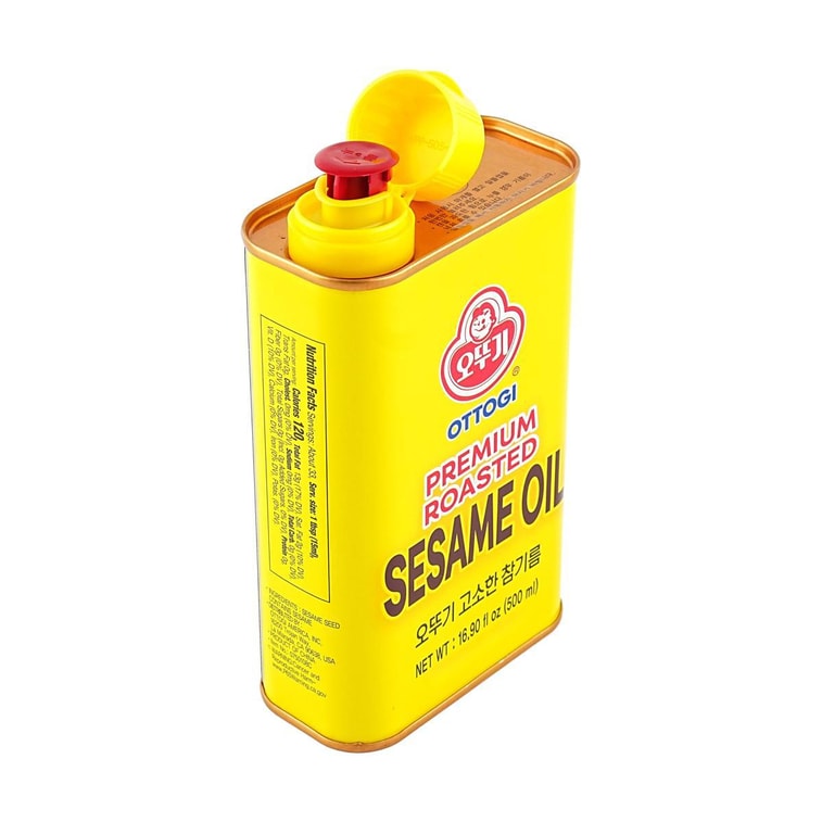 프리미엄 볶은 참기름, 캔, 16.9 fl oz 11