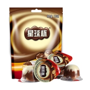 プラネットカップキャンディチョコレートサンドイッチクッキー、チョコレートビーンズ、子供用スナック120g*1袋（8カップ）