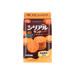 日本山崎饼干 可可夹心谷物饼干 18片183.6g