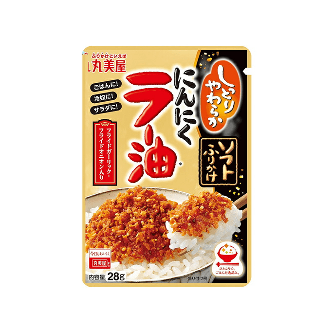 【日本直郵】丸美屋 柔軟型拌飯料 蒜香辣油味 28g