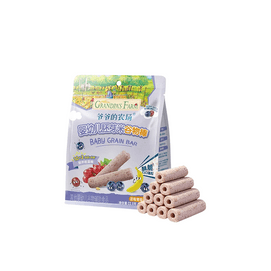 Infant Rice Cereal Bars, Baby Tooth Chewy Cookies, Rice Puffs, Children's Snacks, 22.5g (1.5x15 Pieces)