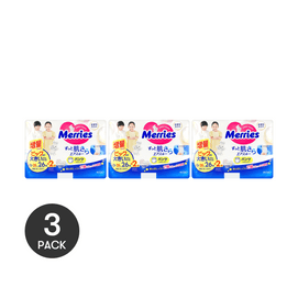 MERRIES Baby Pull Up Pants Diapers for Boy and Girl XXL 15~28kg 28pcs