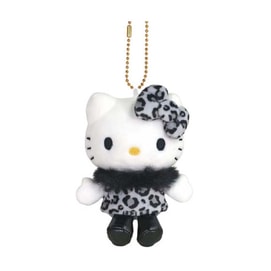 50th Anniversary Series Hello Kitty Doll Pendant 【Black Leopard】