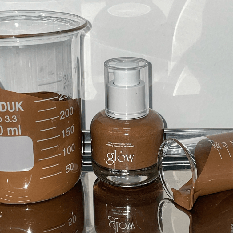 [한국 직배송] 코리안 글로우 파운데이션, 통기성 좋은 듀얼 이펙트 BB 크림, 가볍고 자연스러운 커버력, 보습, 오래 지속되는 30ml #브라운 5