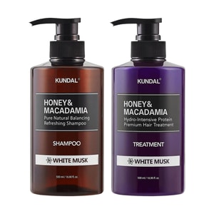 허니 앤 마카다미아 네이처 로션500ml #화이트머스크향