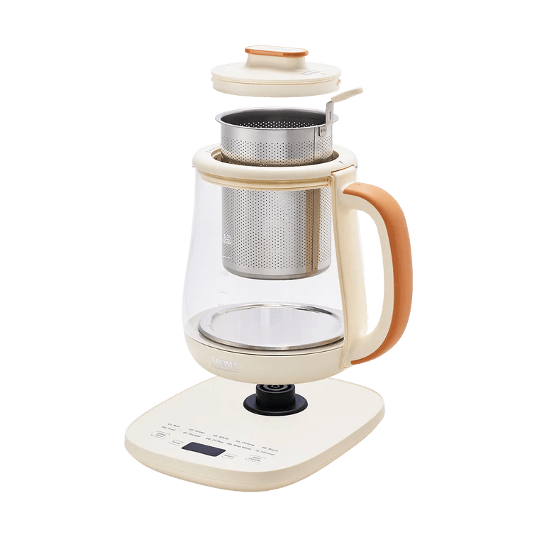 Multi-Function Digital Glass Tea Maker, 50.72 fl oz 6-Cup with 16 Heat Settings AWK-705 8