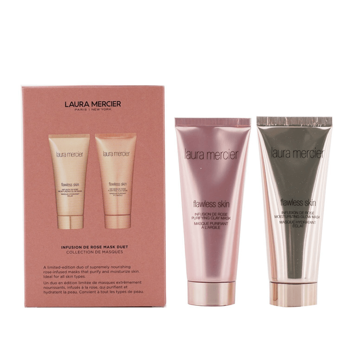 Duo Set: Flawless Rose Hydrating Glowing Mask+Flawless Rose Purifying Clay Mask