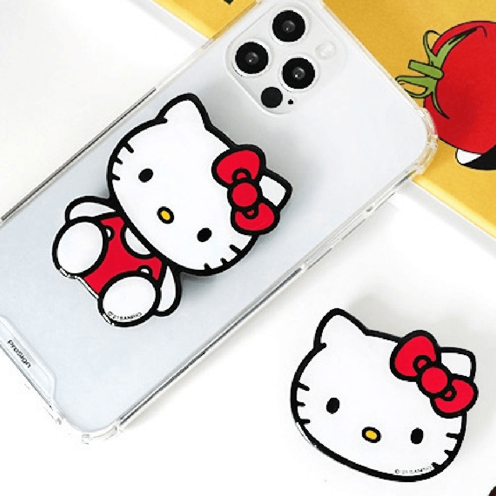 韓国限定】Kリーグ×サンリオ コラボ ハローキティ スマホグリップ 新品