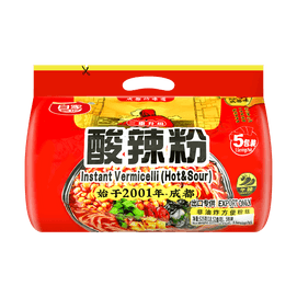 Instant Vermicelli 5packs -Spicy and Sour Flavor 525g