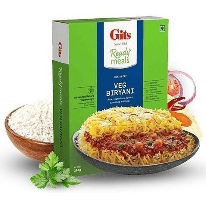 Veg Biryani (Ready-to-Eat), 9.3 oz pack