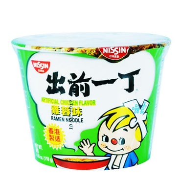 日本NISSIN日清 出前一丁 即食汤面 碗面 鸡蓉味 118g