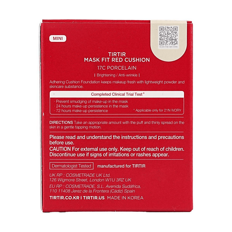 마스크핏 레드 쿠션, SPF40·PA++, 0.15oz, #17C 포슬린 10