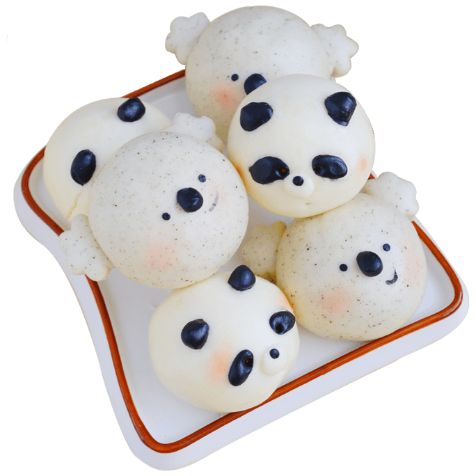 Bao Babies Huggy Bear Bao Set (with Sesame Paste) Low Sugar Low Oil - 6 Pcs Per Box 10.16 oz