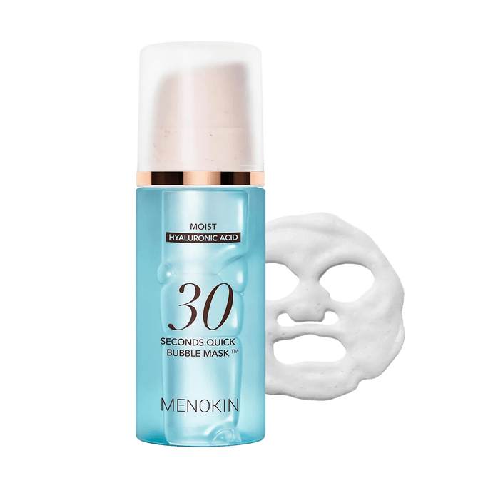 韩国MENOKIN 30秒快速泡泡面膜 95ml #保湿型 妆前补水急救 水光肌 舒缓维稳 无需清洗【朴宝英同款】