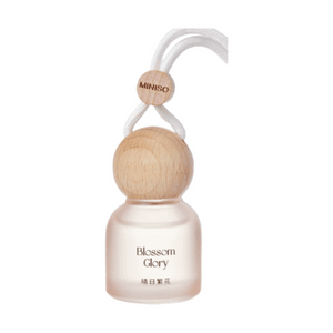 【中国直邮】 MINISO 名创优品 车载香薰榉木挂件挂饰汽车摆件祛味淡香持久留香清新【晴日繁花】1个