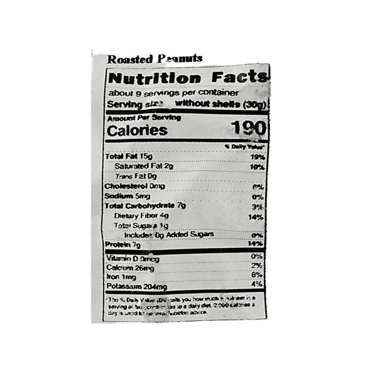 구운 땅콩, 9.10온스 3