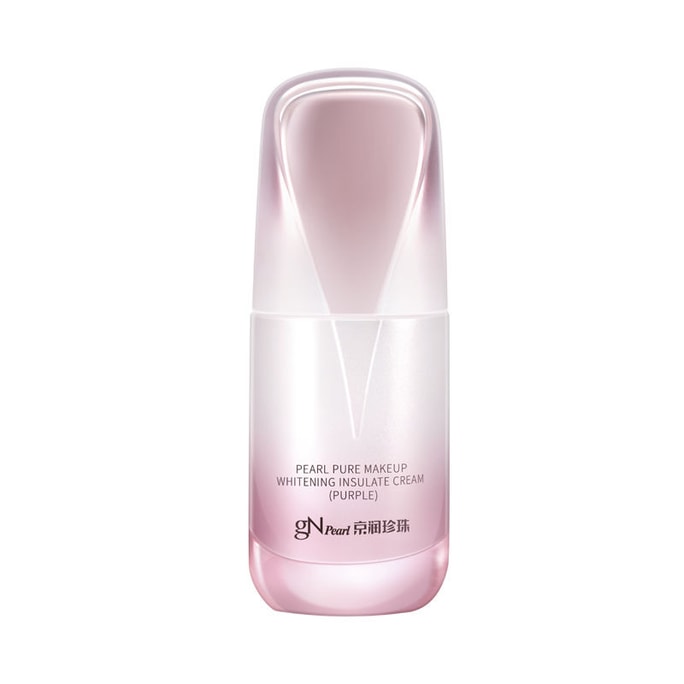  Nude Makeup Translucent White Isolation Cream Soft Violet Brighten Skin Color Whitening Shading 3-in-1 Base 40g