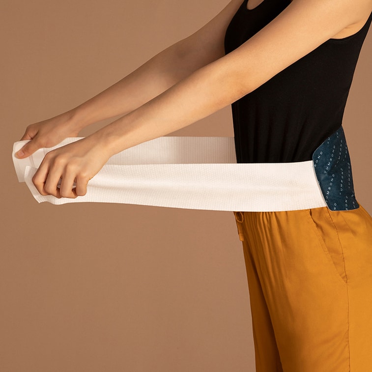 【中国直邮】薇娅推荐允宝暖腰带暖宫贴 3片/盒 2盒装 暖宝宝贴生姜发热腰贴宫寒暖腹 4