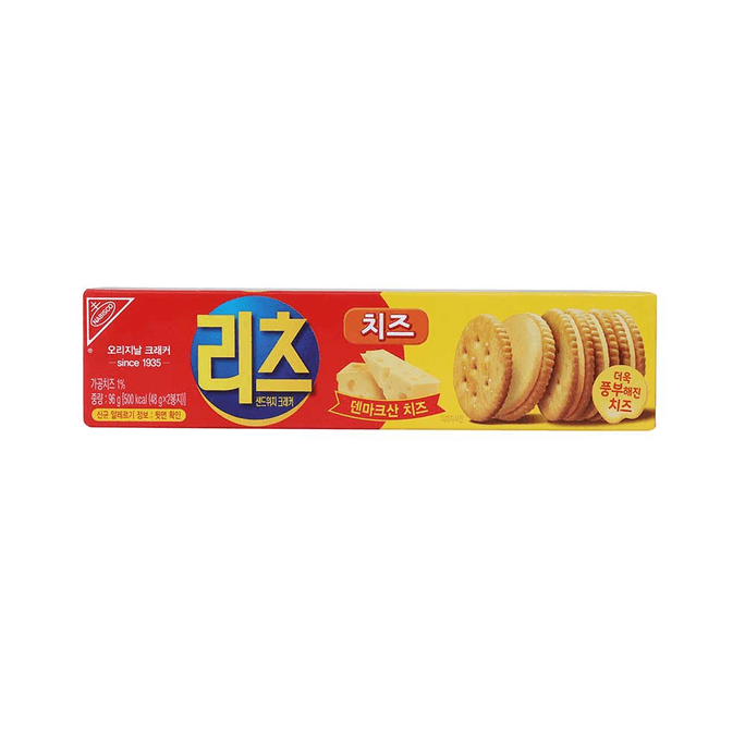 韓國RITZ利茲起司夾心餅乾48g x 2p