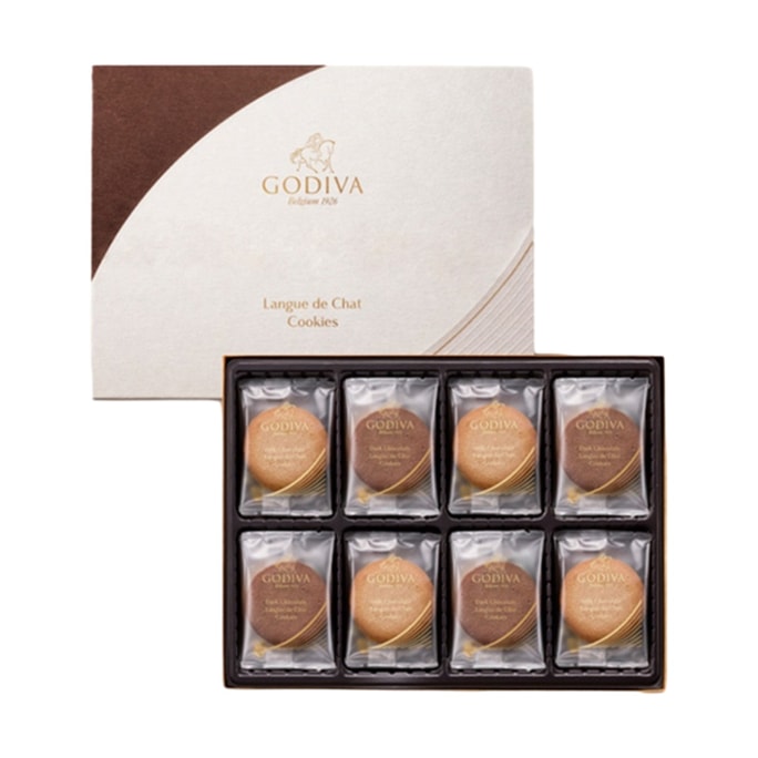 【日本直邮】 比利时 GODIVA 法式薄饼夹心饼干礼盒  30片装