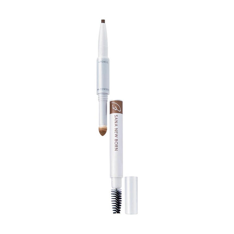 NEW BORN EX Eyebrow Mascara And Pencil #03/B6 Natural Brown 1pc Random Version 3