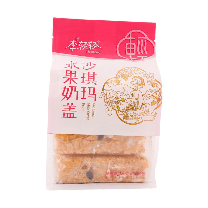 李轻轻 水果奶盖沙琪玛 380g