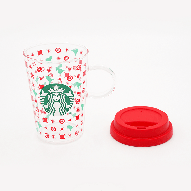 クリスマス限定 耐熱ガラスマグカップ 355ml 5