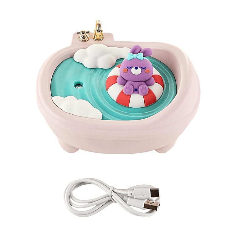 バスタブ型加湿器 USB電源 ピンク かわいいデザイン 14.8×10.5×11.4cm 4