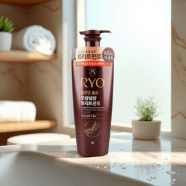 韩国RYO吕 洪真丹红参营养护发素 棕吕 820ml 补水保湿 头皮强化
