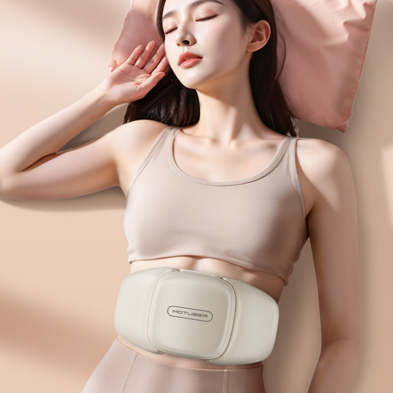 【中国直邮】 莫托贝尔 揉腹仪艾灸砭石腹部按摩器促进肠蠕动揉肚子腹胀减肥神器 {赠艾饼加精油) 一个装