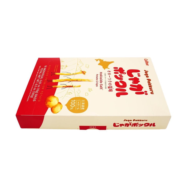 日本CALBEE卡樂比 薯條三兄弟 Jaga Pokkuru 10包入 180g 北海道特產 7