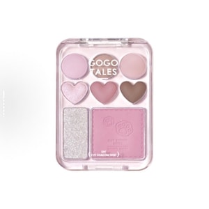 [중국 직송] GO GO TALES 하트 아이섀도우, 블러셔, 하이라이터 팔레트 #G03 타로 볼 팔레트, 멋진 인스타그램 메이크업 룩 연출, 9.5g